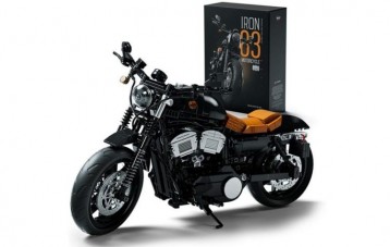 Nifeliz Iron 83 摩托车模型组装积木