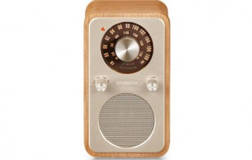 山进 SANGEAN WR-9 复古风格收音机蓝牙音箱