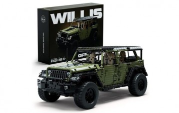 Nifeliz Willys 威利斯四驱越野车拼插组装模型
