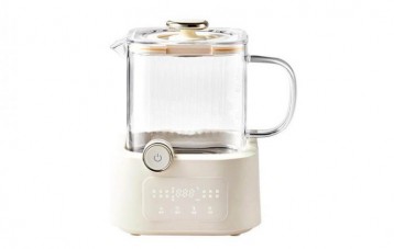 巴森 Bassens 全玻璃小方炖养生壶