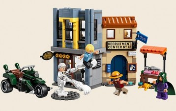 乐高 LEGO 海贼王系列与斯摩格对决拼插积木