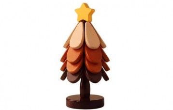 创木工坊 圣诞树隔热垫