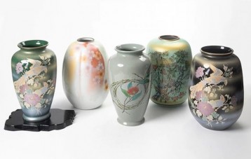 九谷烧轻奢花瓶