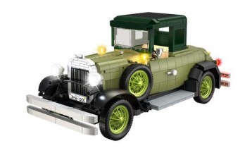 积木工匠 JMBricklayer 复古老爷车模型 50001 福特A型车