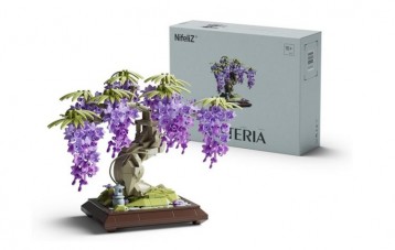 耐菲 Nifeliz Wisteria 紫藤盆景拼插积木