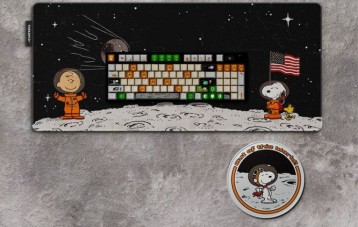 Thekapco x Peanuts 史努比复古宇航员主题键盘套装