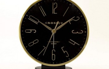 Crosley Art Deco 装饰风艺术桌面闹钟