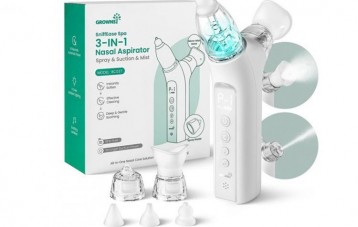 GROWNSY SniffEase 3合1 喷雾雾化婴幼儿电动吸鼻器