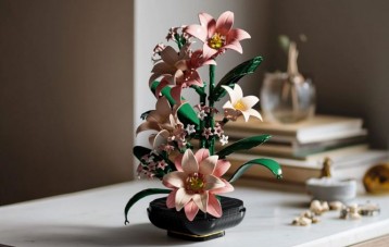 Nifeliz Lily 百合花拼搭积木