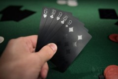 黑色防水扑克牌
