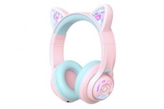 趣倍Tribit iClever BTH13保护听力女孩无线蓝牙猫耳耳机