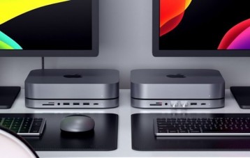 Satechi 苹果 Mac Mini 铝合金底座Type-C接口扩展坞