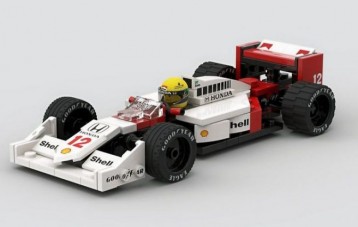 乐高 Lego 迈凯伦 塞纳 F1 赛车组装积木