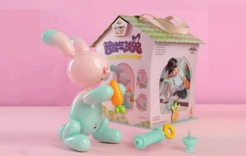 米佳智能电子气球兔玩具